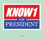 K1-For President Sticker