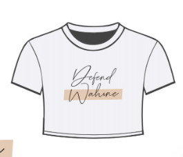 DH-W Wahine Bar Crop Tee