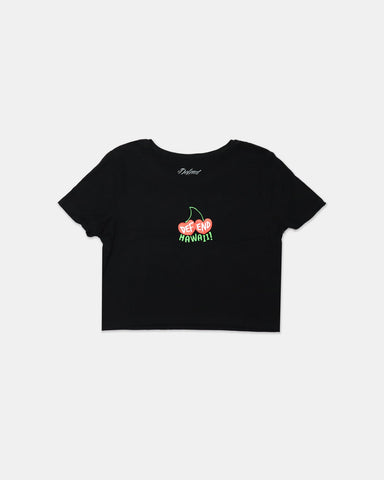 DH-W Stay Cherry Crop Tee